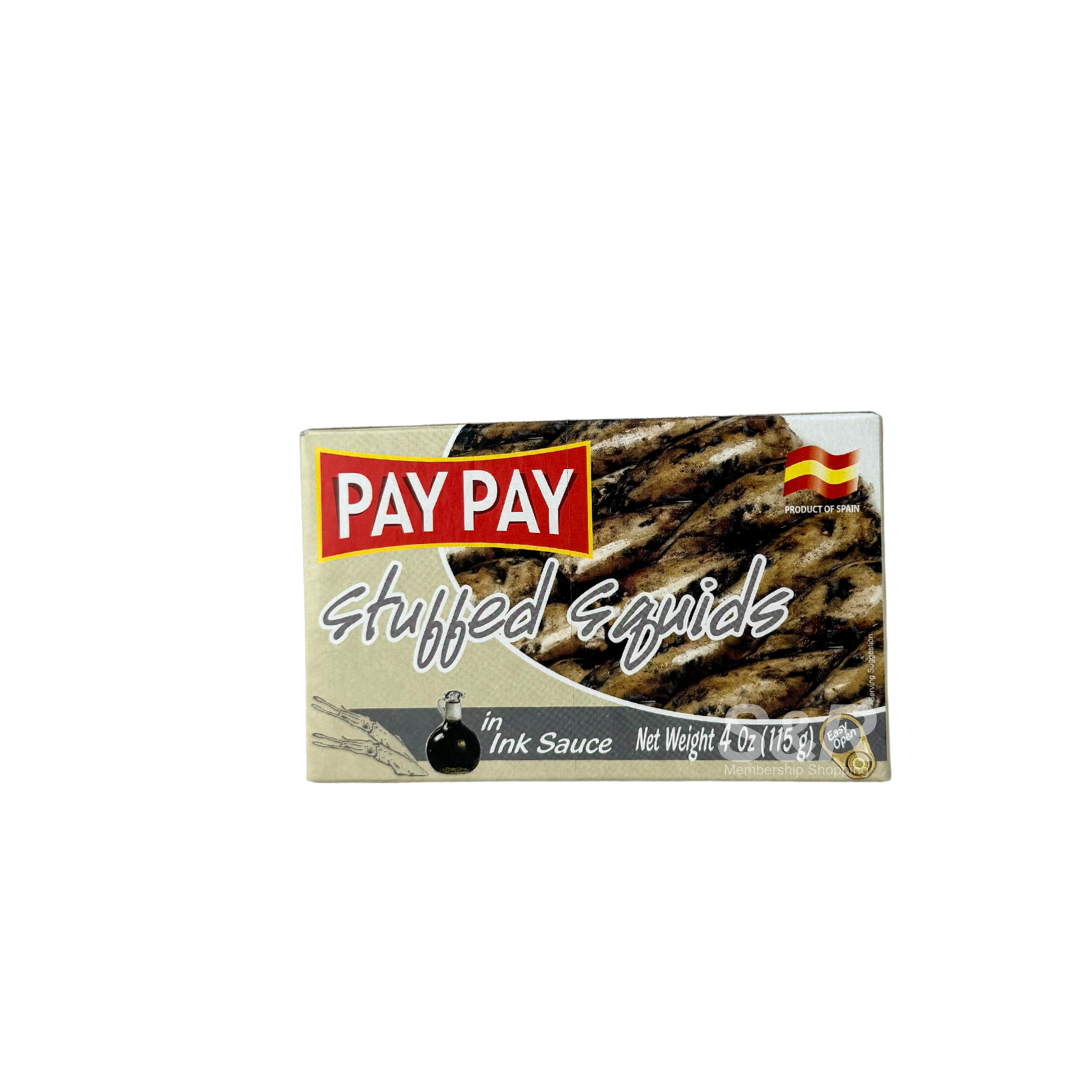 Pay Pay Stuffed Squids in Ink Sauce 115g